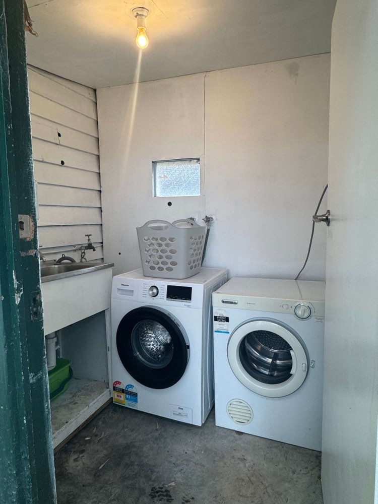 The laundry of a Middow home in Footscray
